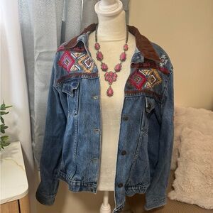 Western style embroidered jacket